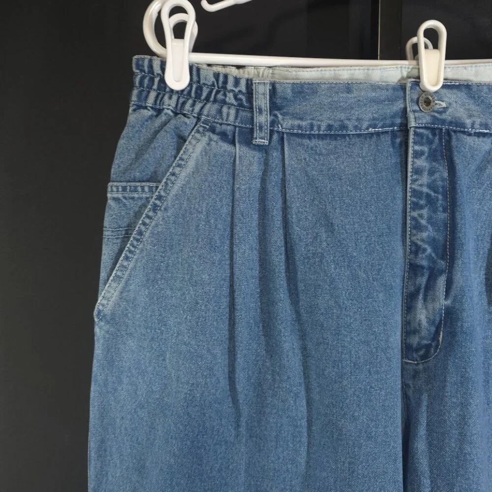 NWT Vintage Gloria Vanderbilt Jeans Womens Plus 18W 90s Mom High Waisted Tapered - Picture 2 of 8